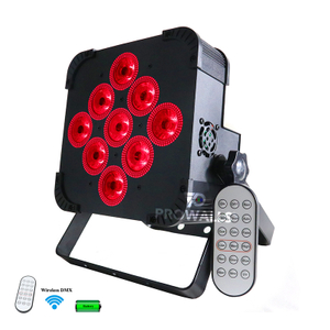 uplight Wireless Batteria 9x18w RGBWA-UV led luce par 